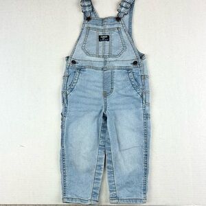 OshKosh B'gosh Light Wash Blue Jean Overalls